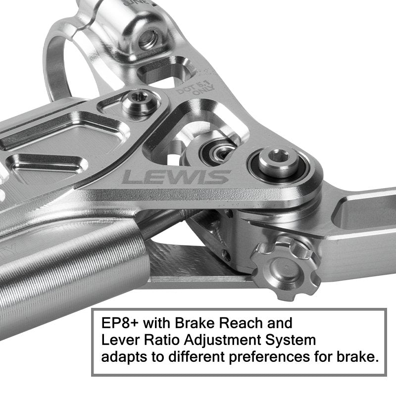 Lewis EP8+ Axial Cylinder 8 Pistons Hydraulic Disc Brake