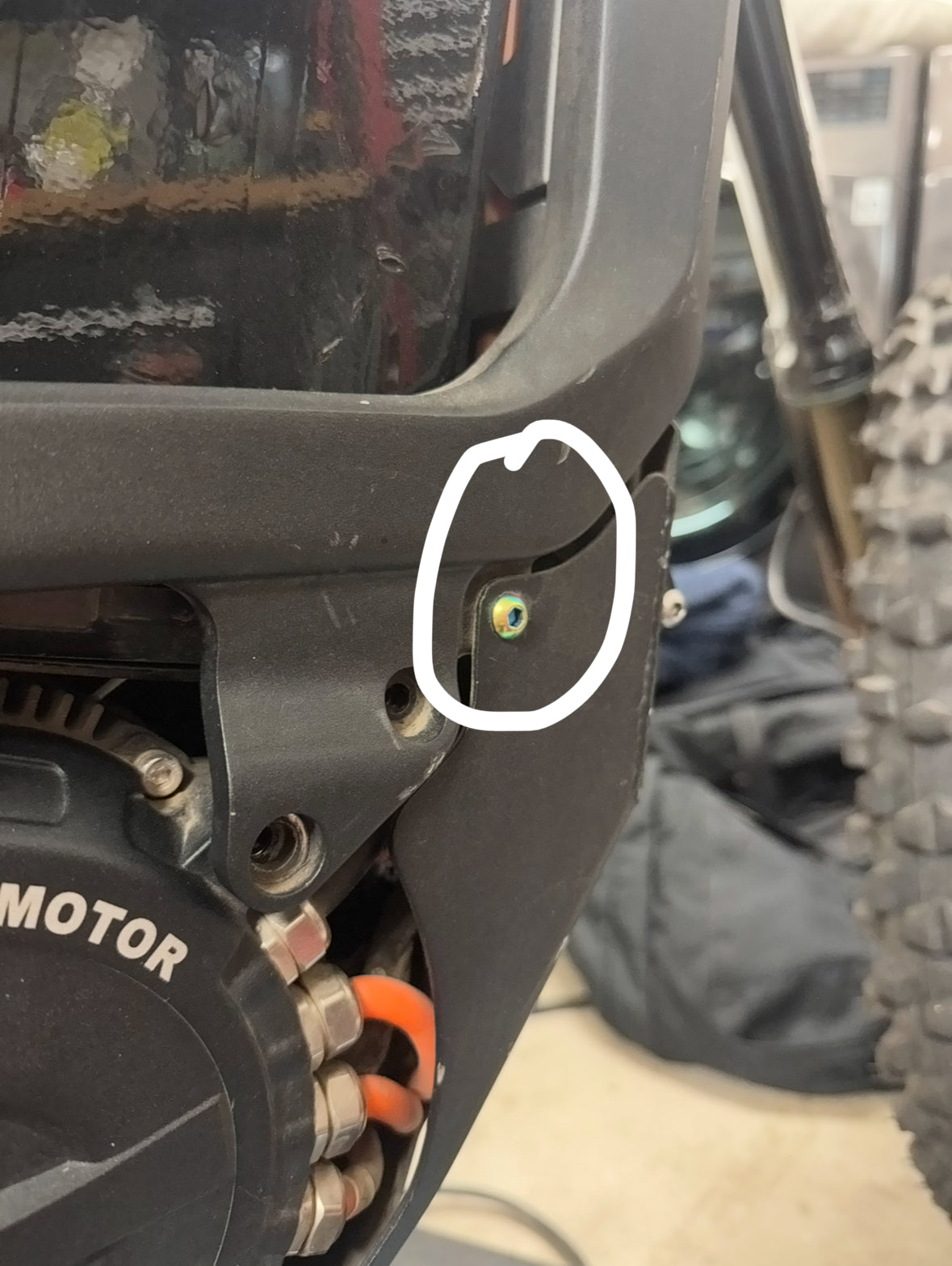 Talaria titanium skid plate bolts