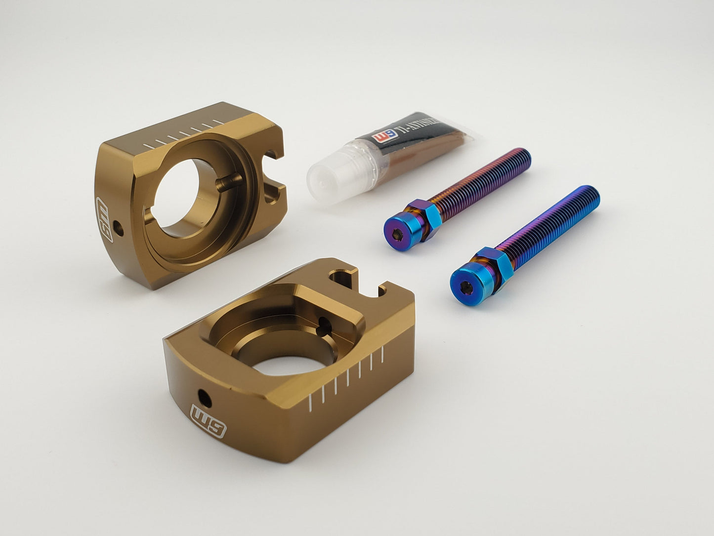 Ultra Bee axle blocks by Warp 9