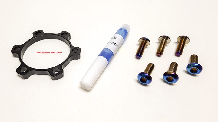 Surron / Talaria Boost Spacer front Rotor Bolts by Warp 9