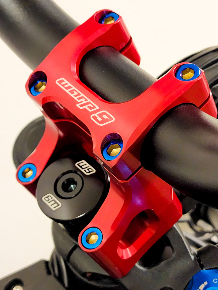 Surron Light Bee/Talaria Sting Bar Mount Titanium Bolt Kit By Warp 9