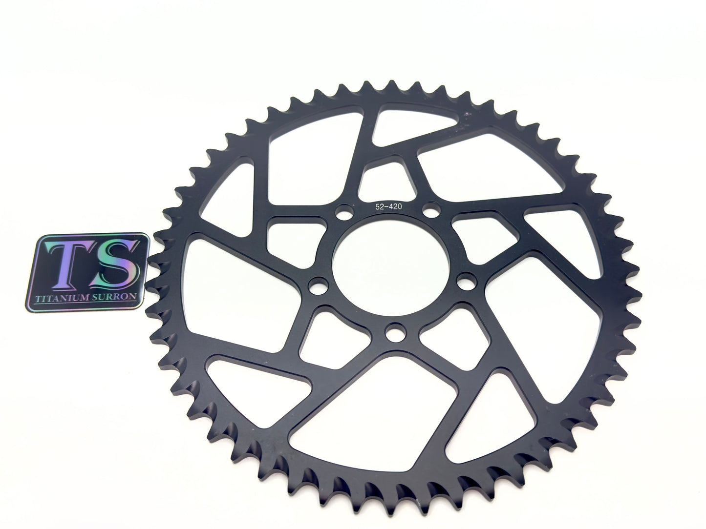 52 Tooth Hardened Aluminum 420 Sprocket for E-moto