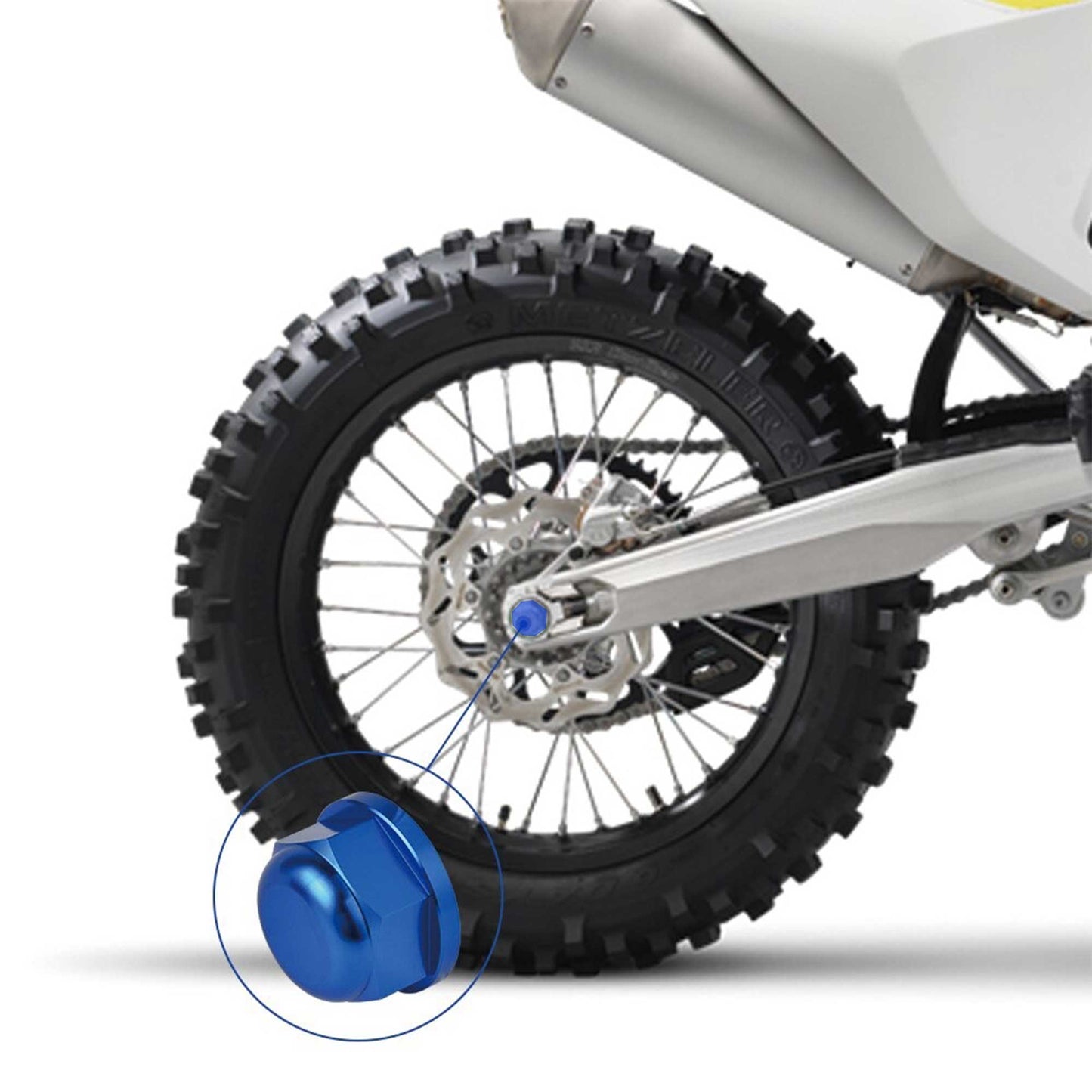 Rear Axle Nut M20x1.5 for KTM & Husqvarna [6061 Aluminum]