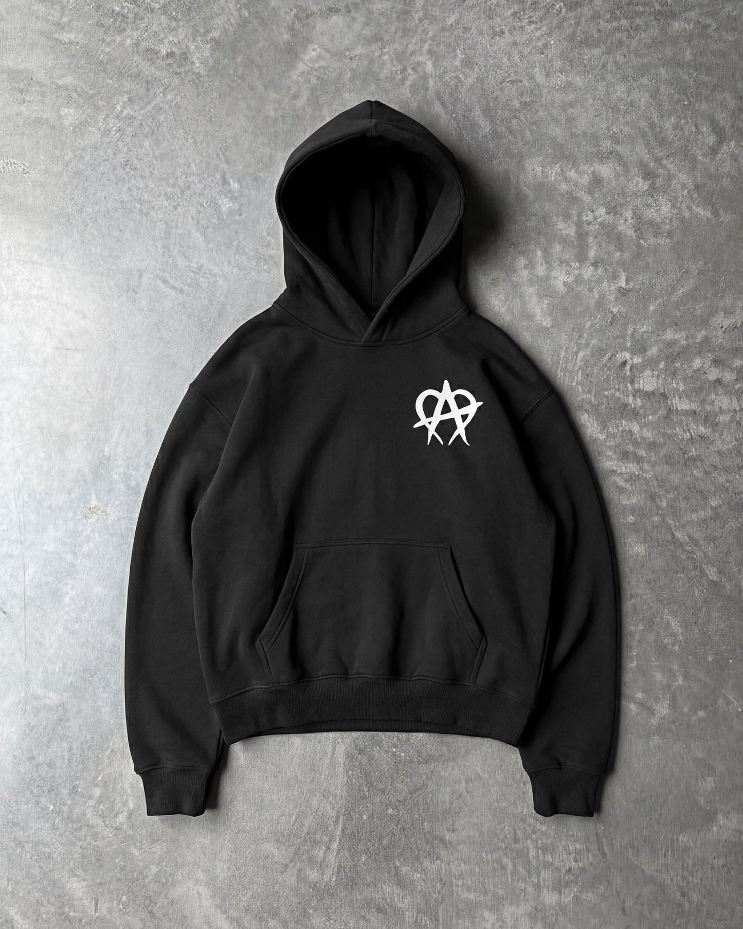 Anarchy Hoodie - Black/White