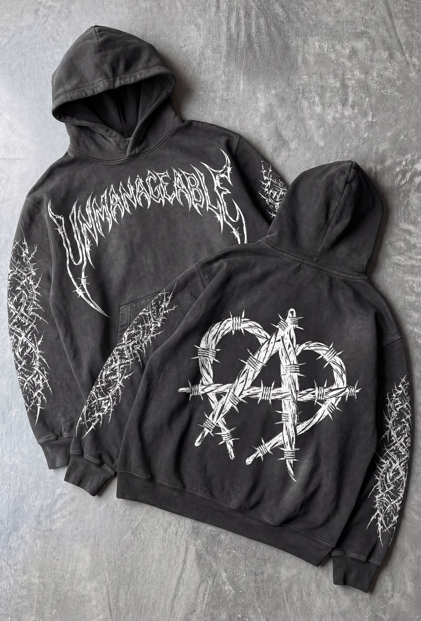 Trespasser Hoodie - Smoked Grey